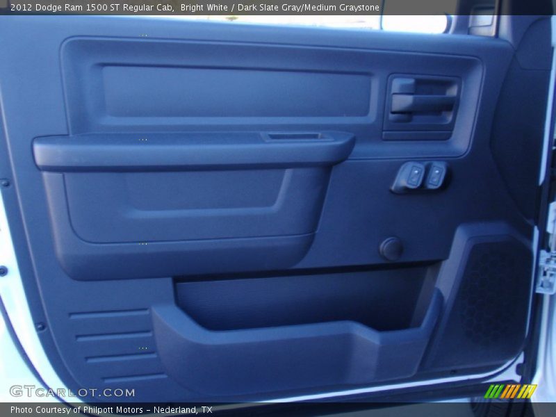 Bright White / Dark Slate Gray/Medium Graystone 2012 Dodge Ram 1500 ST Regular Cab