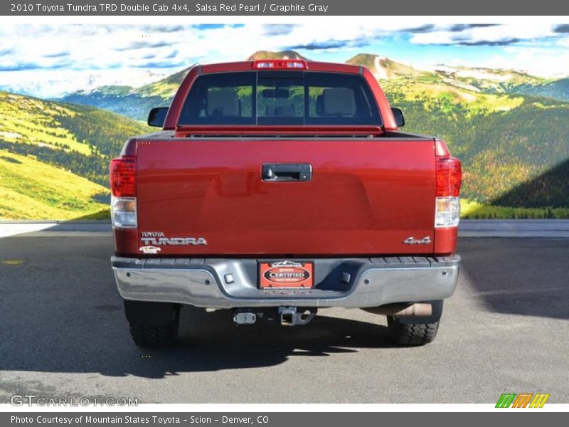 Salsa Red Pearl / Graphite Gray 2010 Toyota Tundra TRD Double Cab 4x4