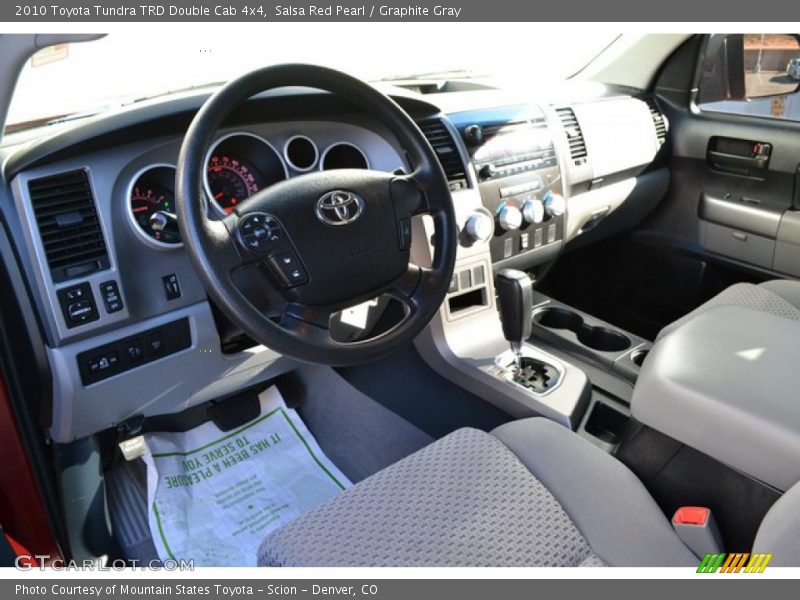 Salsa Red Pearl / Graphite Gray 2010 Toyota Tundra TRD Double Cab 4x4