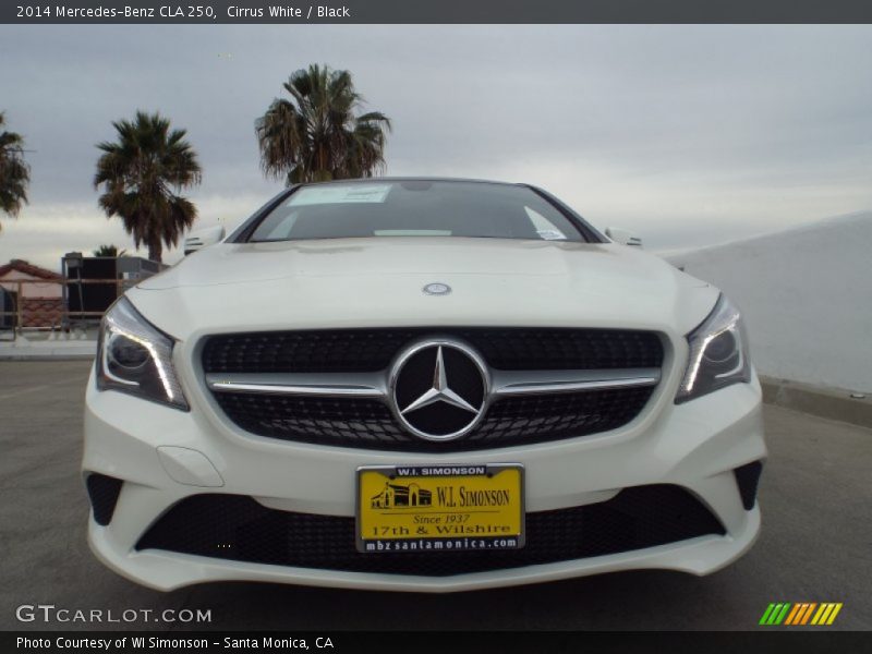 Cirrus White / Black 2014 Mercedes-Benz CLA 250