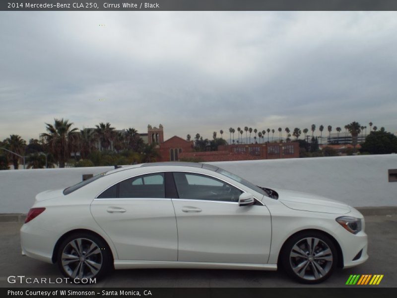 Cirrus White / Black 2014 Mercedes-Benz CLA 250
