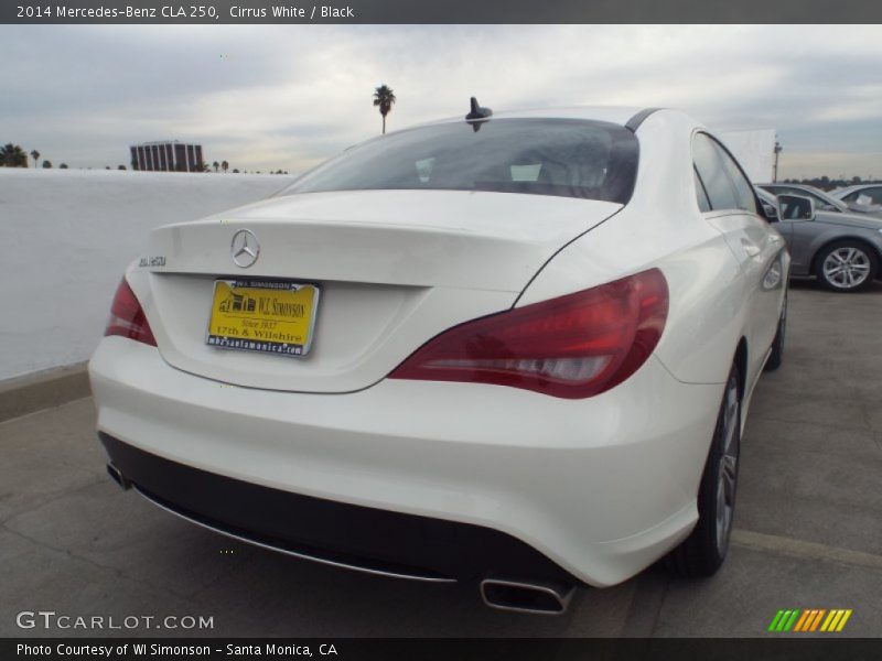 Cirrus White / Black 2014 Mercedes-Benz CLA 250