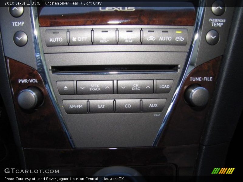 Tungsten Silver Pearl / Light Gray 2010 Lexus ES 350