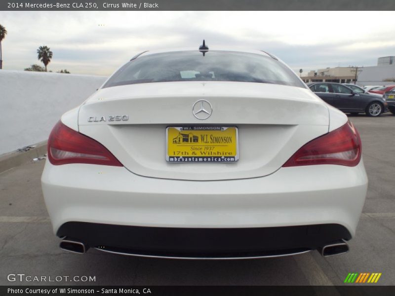 Cirrus White / Black 2014 Mercedes-Benz CLA 250