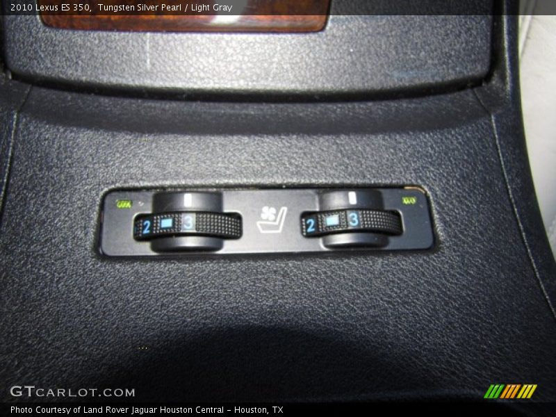 Tungsten Silver Pearl / Light Gray 2010 Lexus ES 350