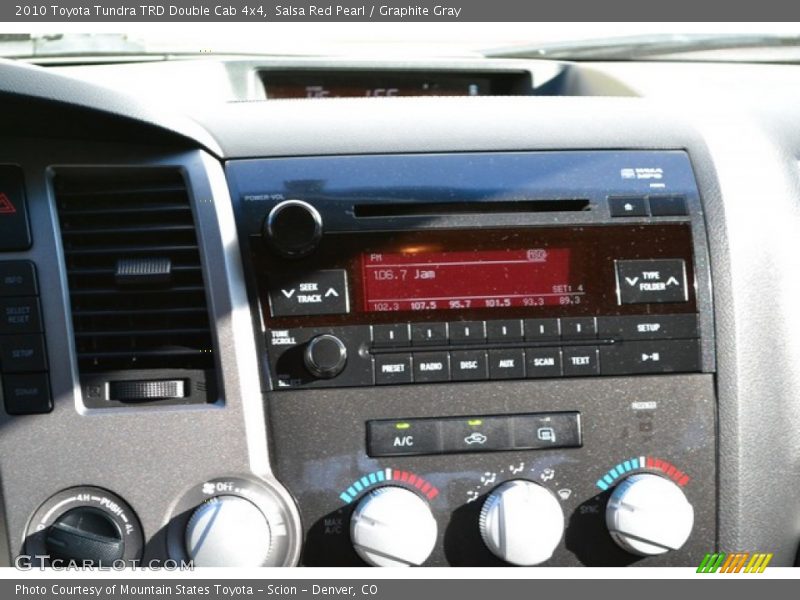 Salsa Red Pearl / Graphite Gray 2010 Toyota Tundra TRD Double Cab 4x4