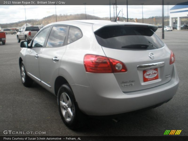 Brilliant Silver / Gray 2013 Nissan Rogue SV