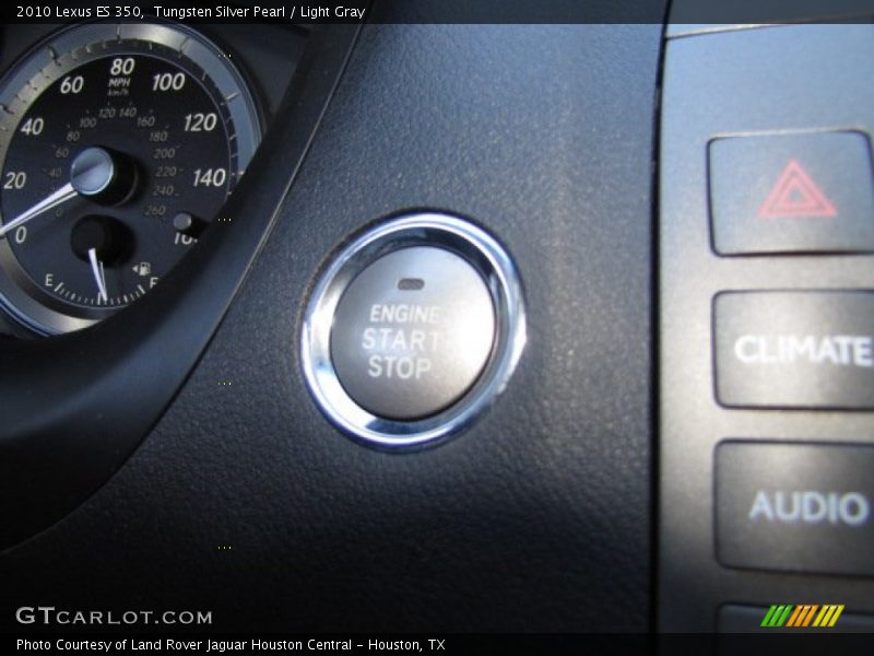 Tungsten Silver Pearl / Light Gray 2010 Lexus ES 350