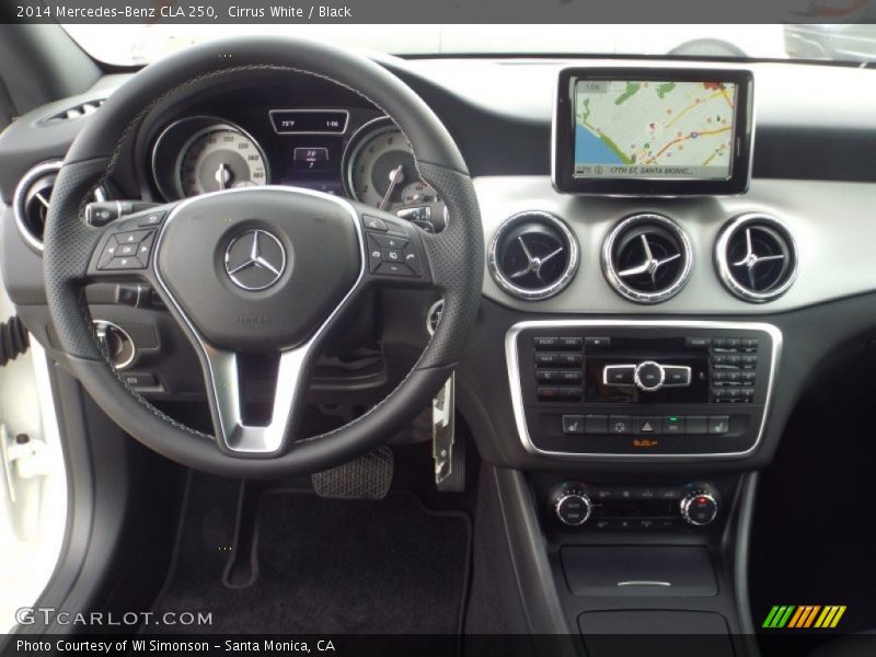 Cirrus White / Black 2014 Mercedes-Benz CLA 250