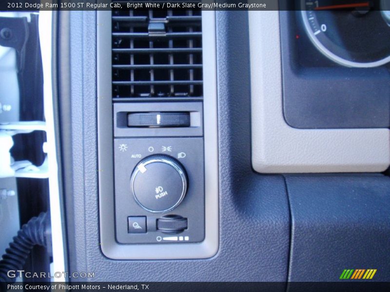 Bright White / Dark Slate Gray/Medium Graystone 2012 Dodge Ram 1500 ST Regular Cab