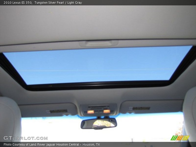 Tungsten Silver Pearl / Light Gray 2010 Lexus ES 350