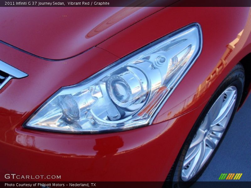 Vibrant Red / Graphite 2011 Infiniti G 37 Journey Sedan