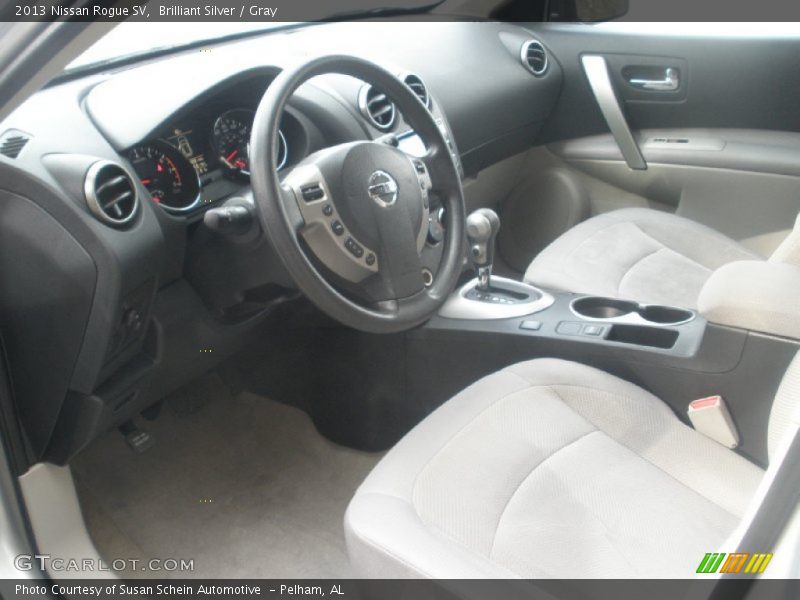 Brilliant Silver / Gray 2013 Nissan Rogue SV