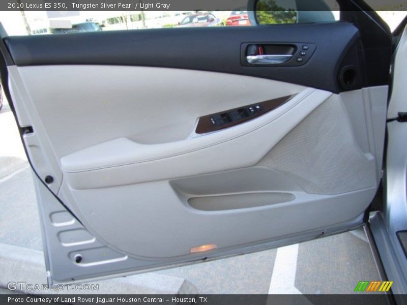 Tungsten Silver Pearl / Light Gray 2010 Lexus ES 350