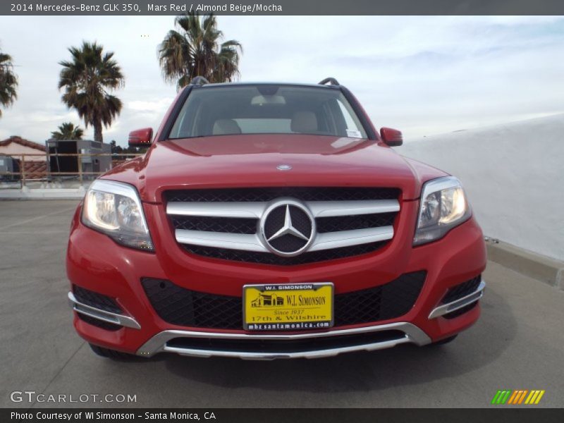 Mars Red / Almond Beige/Mocha 2014 Mercedes-Benz GLK 350
