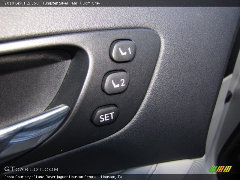 Tungsten Silver Pearl / Light Gray 2010 Lexus ES 350