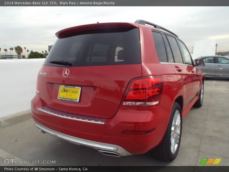 Mars Red / Almond Beige/Mocha 2014 Mercedes-Benz GLK 350