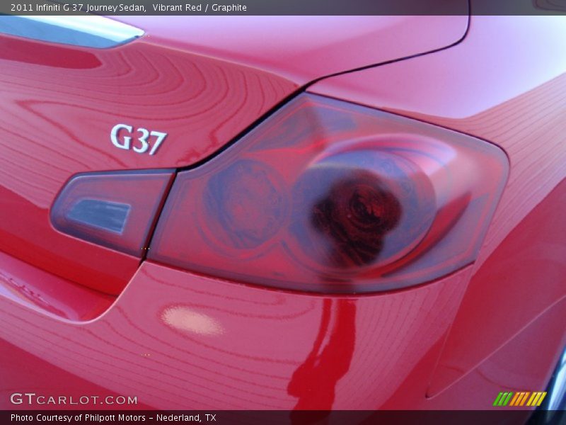 Vibrant Red / Graphite 2011 Infiniti G 37 Journey Sedan