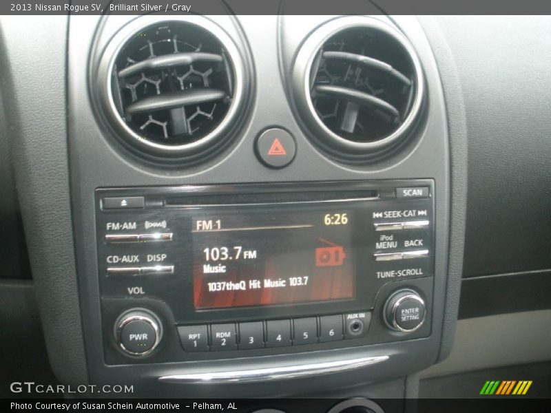 Brilliant Silver / Gray 2013 Nissan Rogue SV