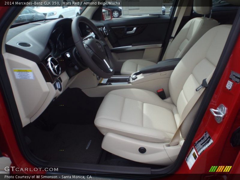 Mars Red / Almond Beige/Mocha 2014 Mercedes-Benz GLK 350