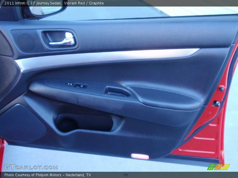 Vibrant Red / Graphite 2011 Infiniti G 37 Journey Sedan