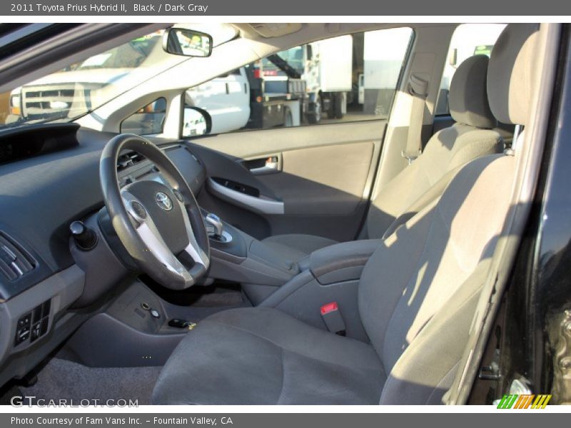 Black / Dark Gray 2011 Toyota Prius Hybrid II