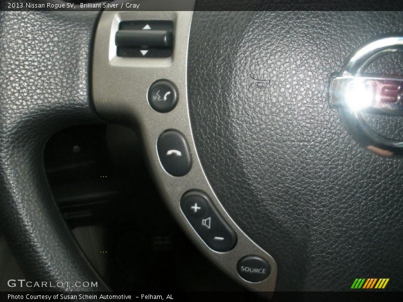 Brilliant Silver / Gray 2013 Nissan Rogue SV