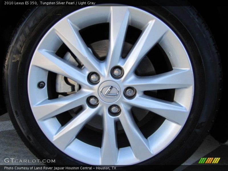 Tungsten Silver Pearl / Light Gray 2010 Lexus ES 350