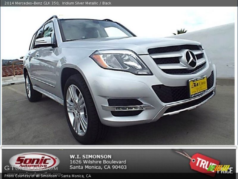 Iridium Silver Metallic / Black 2014 Mercedes-Benz GLK 350