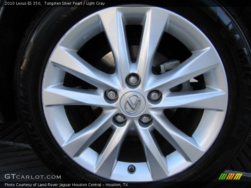 Tungsten Silver Pearl / Light Gray 2010 Lexus ES 350