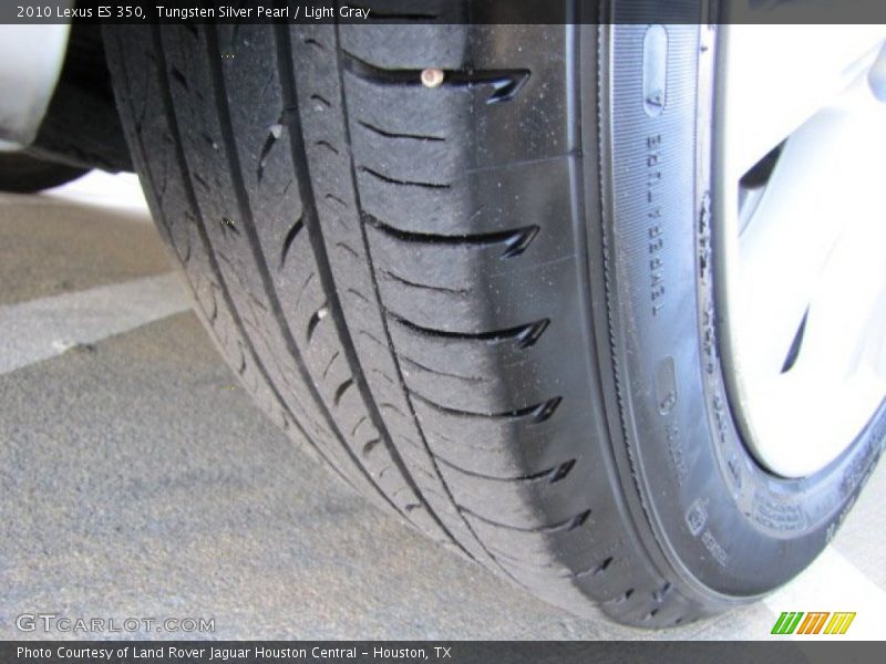 Tungsten Silver Pearl / Light Gray 2010 Lexus ES 350