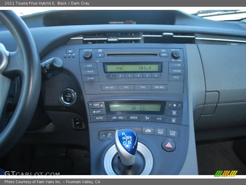Black / Dark Gray 2011 Toyota Prius Hybrid II