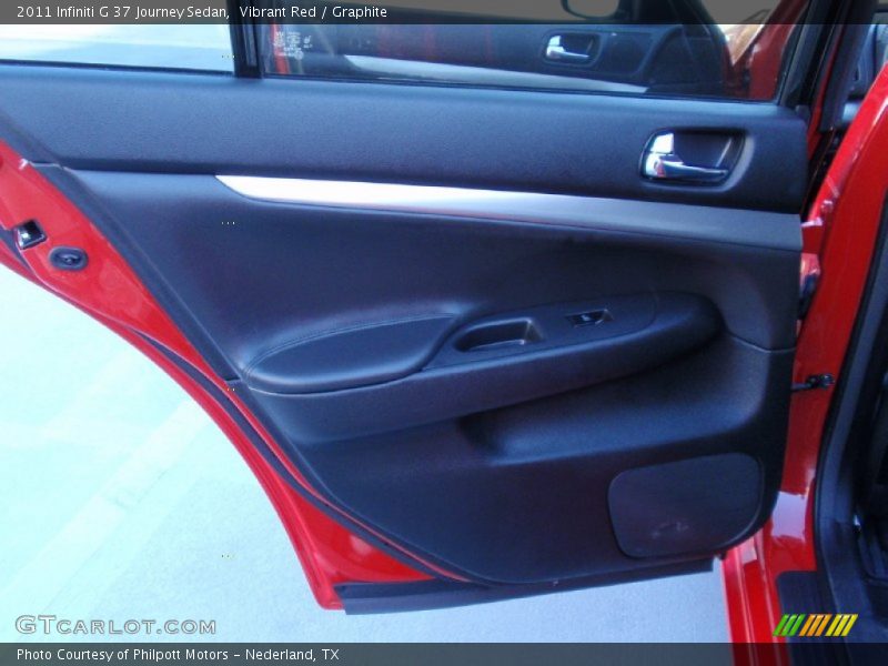 Vibrant Red / Graphite 2011 Infiniti G 37 Journey Sedan