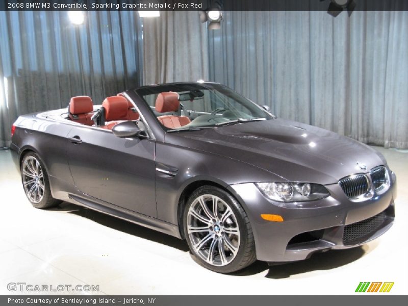 Sparkling Graphite Metallic / Fox Red 2008 BMW M3 Convertible
