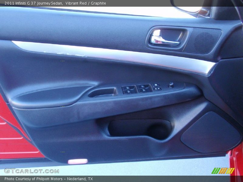 Vibrant Red / Graphite 2011 Infiniti G 37 Journey Sedan