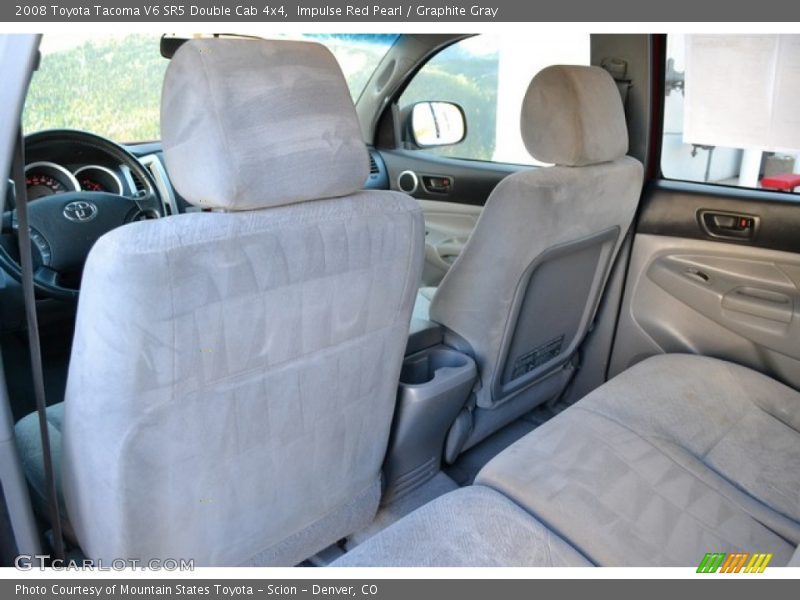 Impulse Red Pearl / Graphite Gray 2008 Toyota Tacoma V6 SR5 Double Cab 4x4