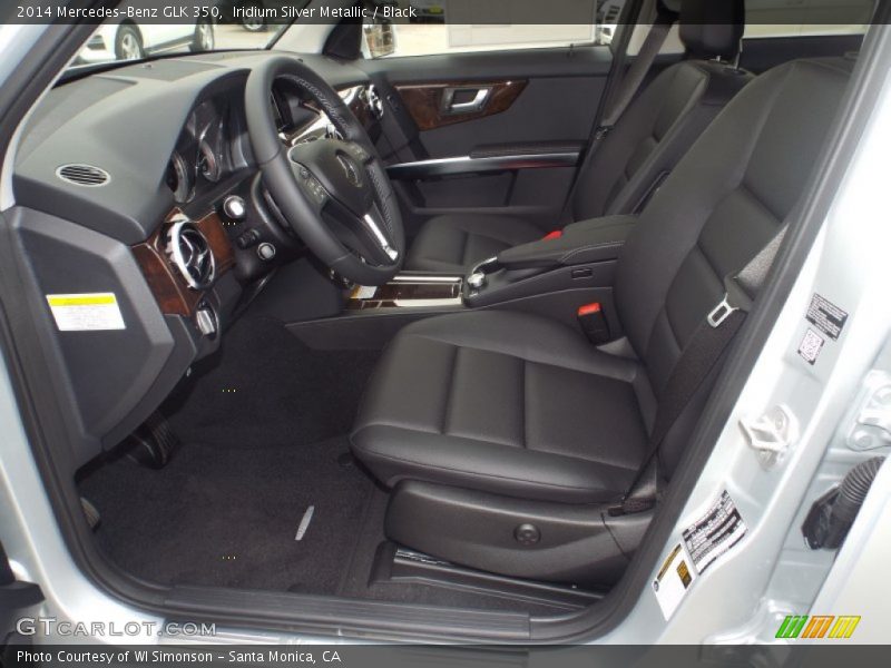 Iridium Silver Metallic / Black 2014 Mercedes-Benz GLK 350