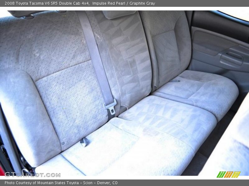 Impulse Red Pearl / Graphite Gray 2008 Toyota Tacoma V6 SR5 Double Cab 4x4