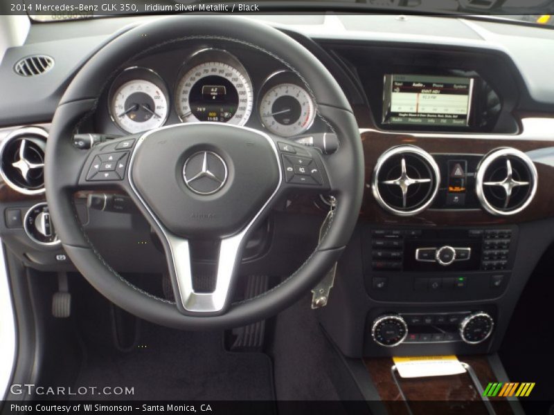 Iridium Silver Metallic / Black 2014 Mercedes-Benz GLK 350