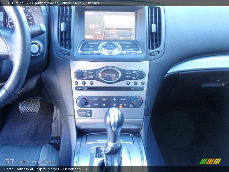 Vibrant Red / Graphite 2011 Infiniti G 37 Journey Sedan