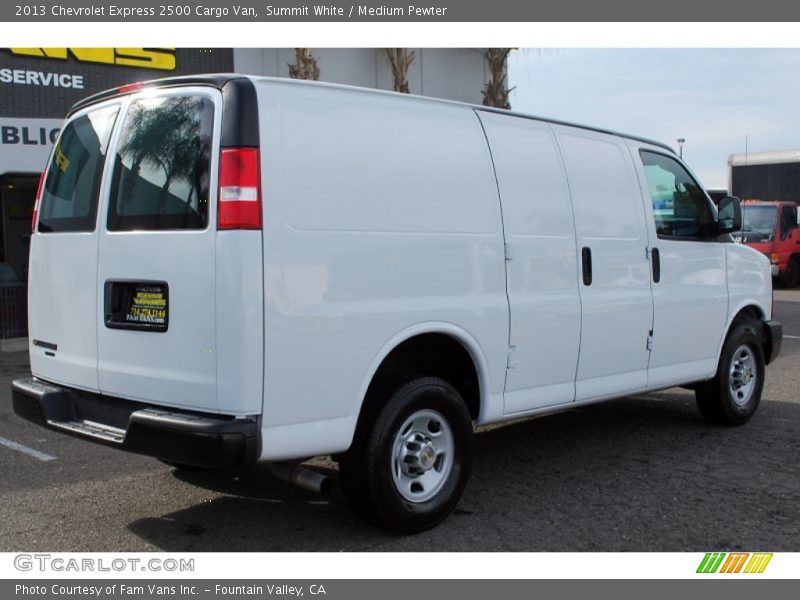 Summit White / Medium Pewter 2013 Chevrolet Express 2500 Cargo Van