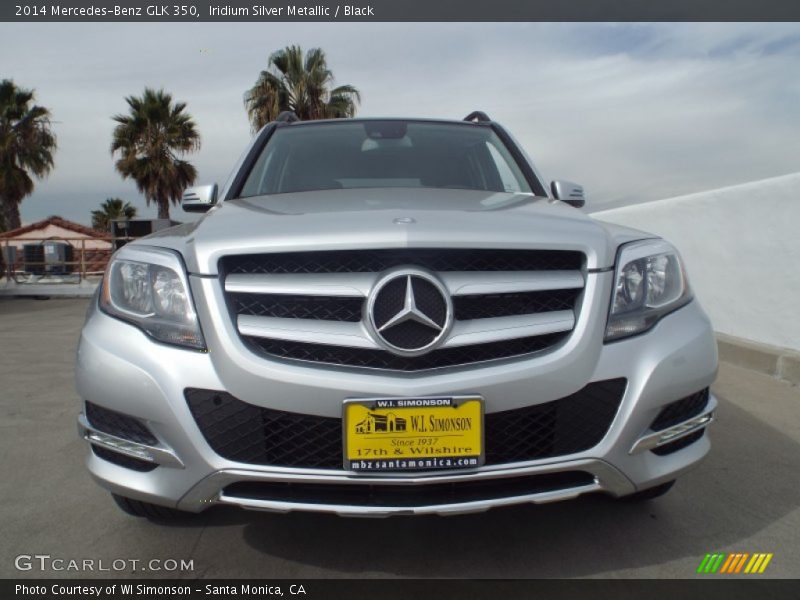Iridium Silver Metallic / Black 2014 Mercedes-Benz GLK 350