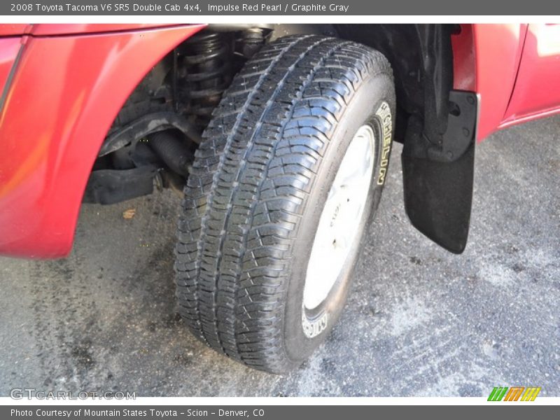 Impulse Red Pearl / Graphite Gray 2008 Toyota Tacoma V6 SR5 Double Cab 4x4