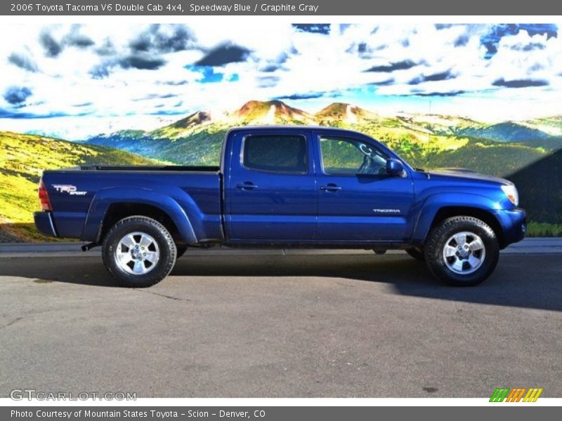 Speedway Blue / Graphite Gray 2006 Toyota Tacoma V6 Double Cab 4x4
