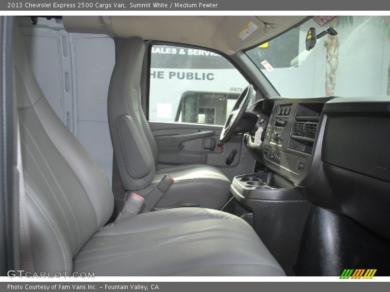 Summit White / Medium Pewter 2013 Chevrolet Express 2500 Cargo Van