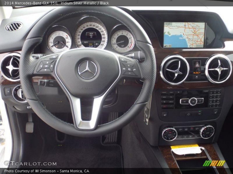 Iridium Silver Metallic / Black 2014 Mercedes-Benz GLK 350