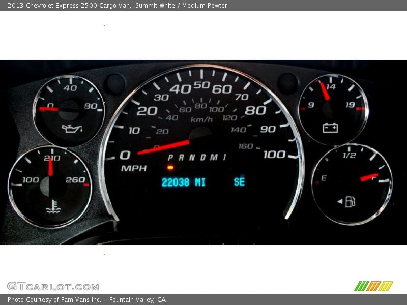 Summit White / Medium Pewter 2013 Chevrolet Express 2500 Cargo Van