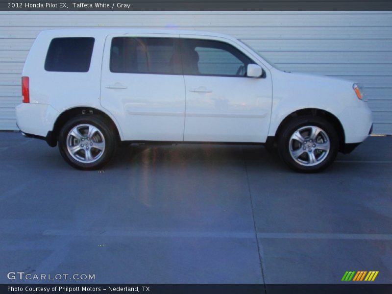 Taffeta White / Gray 2012 Honda Pilot EX