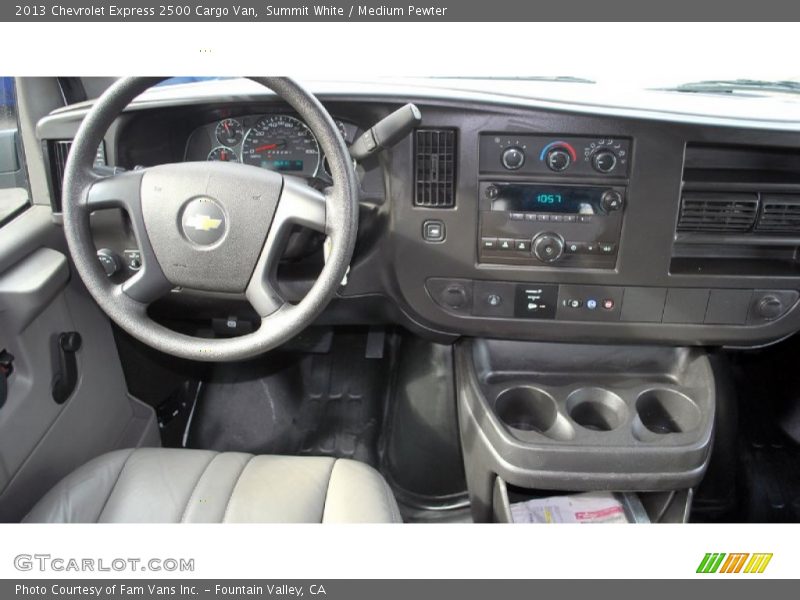 Summit White / Medium Pewter 2013 Chevrolet Express 2500 Cargo Van