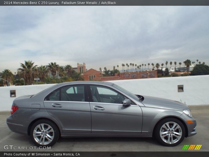 Palladium Silver Metallic / Ash/Black 2014 Mercedes-Benz C 250 Luxury